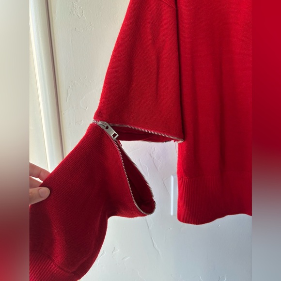 Modern Citizen Red Sweater - Picture 3 of 4